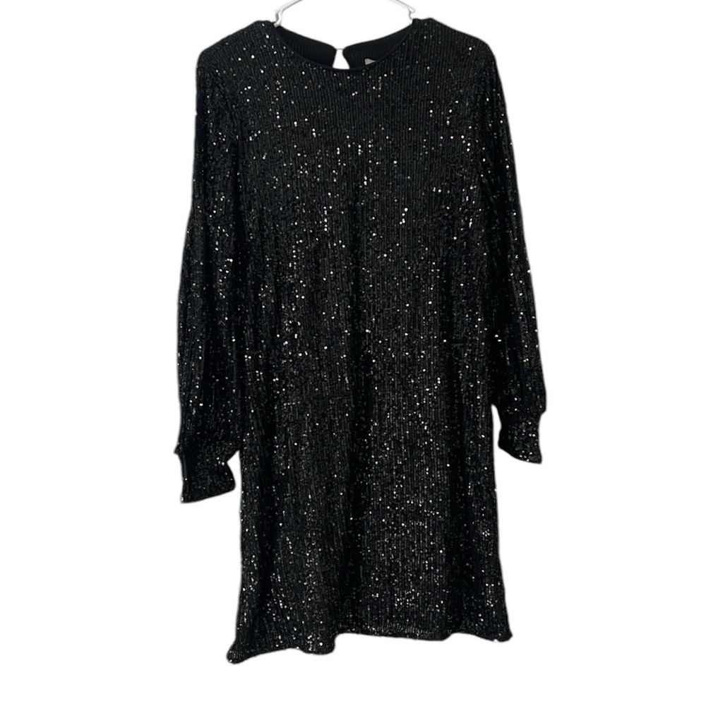 Women’s black dress size M sequin NEVER WORN